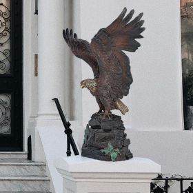 Strength & Patriotism Bald Eagle Bronze