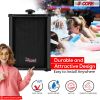 5 Core Outdoor Speakers Pair Stereo In Wall Speaker 100W Peak Passive Outside Surface Mount Wired Waterproof Patio House Garage Indoor Exterior Audio