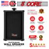 5 Core Outdoor Speakers Pair Stereo In Wall Speaker 100W Peak Passive Outside Surface Mount Wired Waterproof Patio House Garage Indoor Exterior Audio