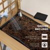 Outsunny Raised Garden Bed with Trellis for Climbing Plants, Elevated Wood Planter with Drainage Holes, Filter and Legs for Vegetable, Flowers, Natura