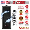 5 Core Outdoor Speakers Stereo In Wall Speaker 100W Peak Passive Outside Surface Mount Wired Waterproof Patio House Garage Indoor Exterior Audio Syste