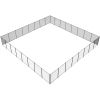 VEVOR Pool Fence, 4 x 96 FT Pool Fences for Inground Pools, Removable Child Safety Pool Fencing, Easy DIY Installation Swimming Pool Fence, 340gms Tes