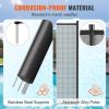 VEVOR Pool Fence, 4 x 12 FT Pool Fences for Inground Pools, Removable Child Safety Pool Fencing, Easy DIY Installation Swimming Pool Fence, 340gms Tes