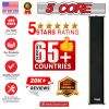 5 Core Outdoor Speakers Stereo In Wall Speaker Pair 300W Peak Passive Outside Surface Mount Wired Waterproof Patio House Garage Indoor Exterior Audio