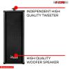 5 Core Outdoor Speakers Stereo In Wall Speaker 100W Peak Passive Outside Surface Mount Wired Waterproof Patio House Garage Indoor Exterior Audio Syste