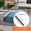 VEVOR Pool Fence, 4 x 12 FT Pool Fences for Inground Pools, Removable Child Safety Pool Fencing, Easy DIY Installation Swimming Pool Fence, 340gms Tes