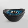 Tabletop Fire Pit Black, Outdoor & Indoor Fire Pit, Portable Concrete Fire Pit, Personal Ethanol Fireplace, Outdoor Table Top Fire Pit, Mini Fire Pit
