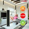5 Core Outdoor Speakers Stereo In Wall Speaker Pair 300W Peak Passive Outside Surface Mount Wired Waterproof Patio House Garage Indoor Exterior Audio