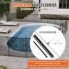 VEVOR Pool Fence, 4 x 96 FT Pool Fences for Inground Pools, Removable Child Safety Pool Fencing, Easy DIY Installation Swimming Pool Fence, 340gms Tes