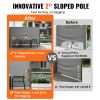 VEVOR Retractable Side Awning, 71''x 138'' Outdoor Privacy Screen, 180g Polyester Water-proof Retractable Patio Screen, UV 30+ Room Divider Wind Scree